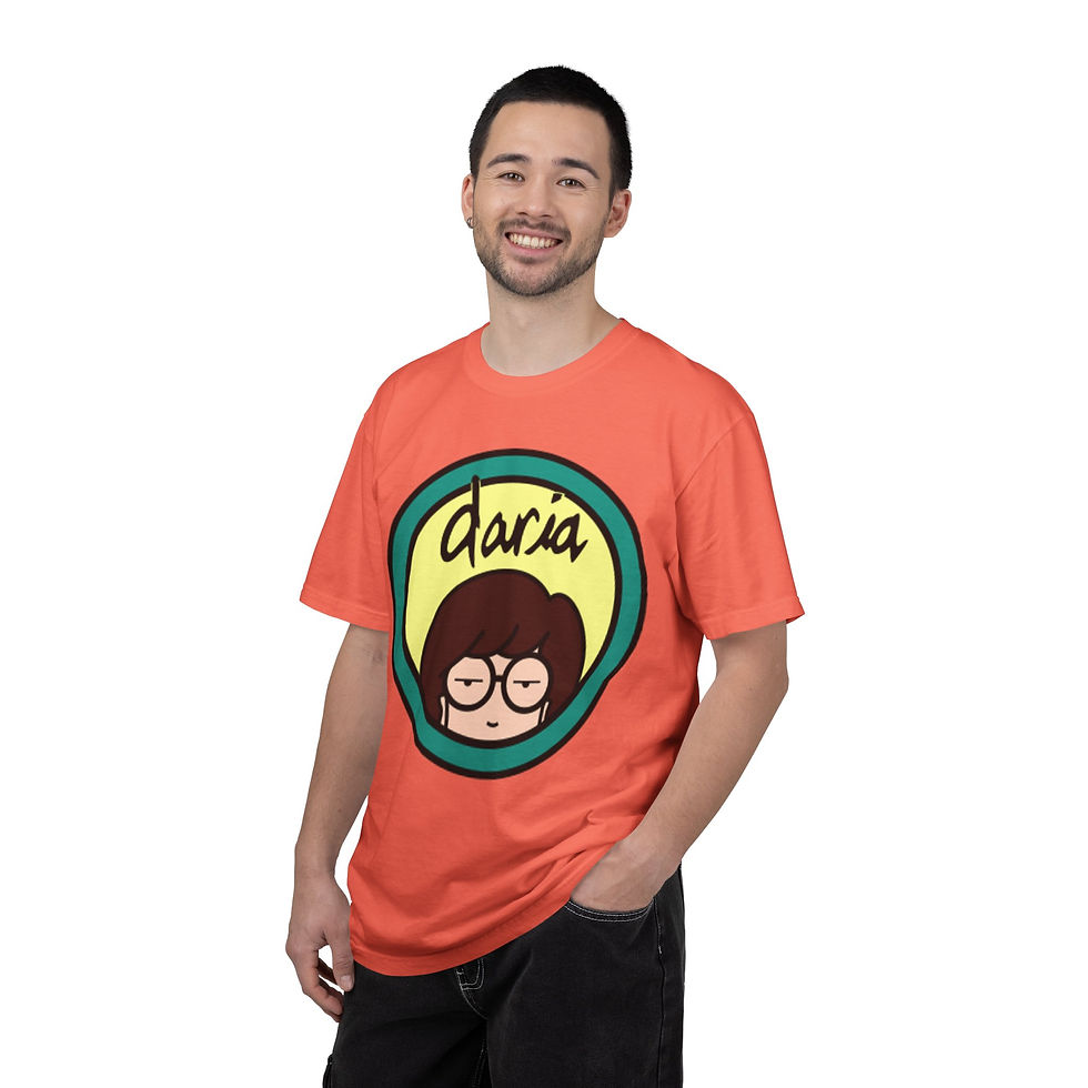 Thumbnail: Daria Retro Cartoon Face Graphic Tee
