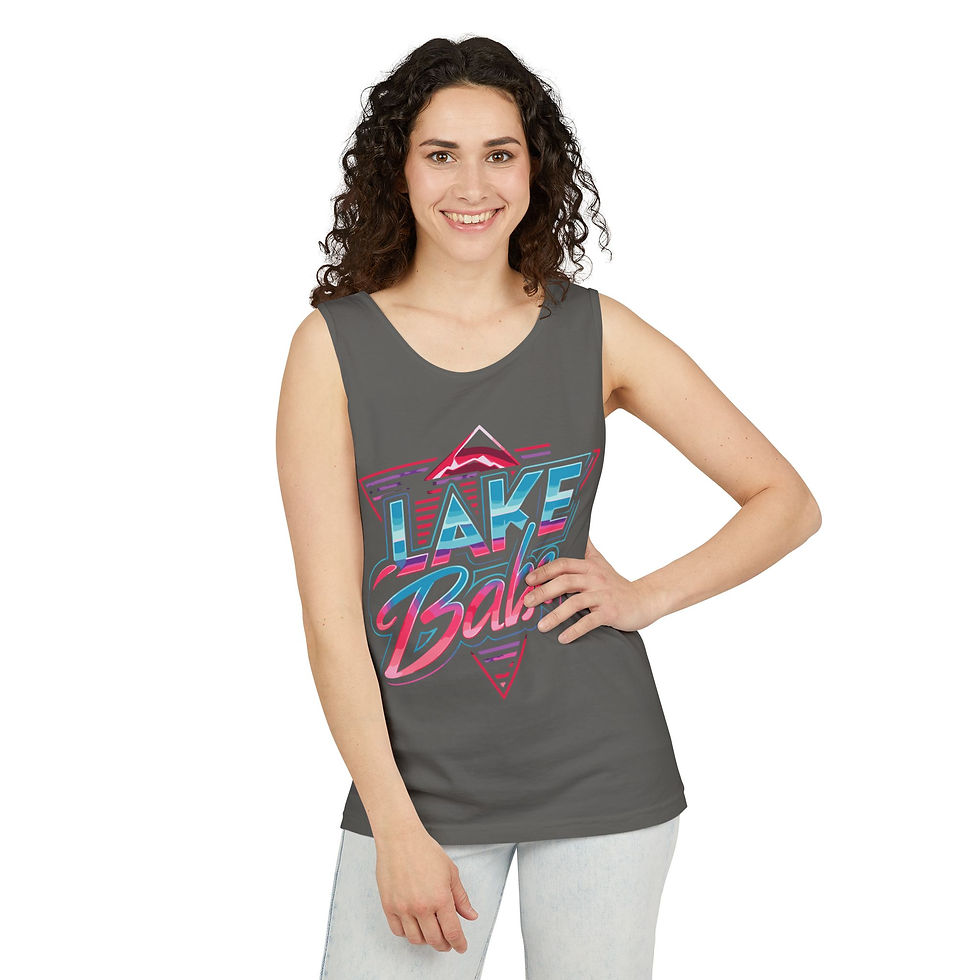 Thumbnail: Lake Babe Tank Top — Retro Beach/Vacation Graphic Tank