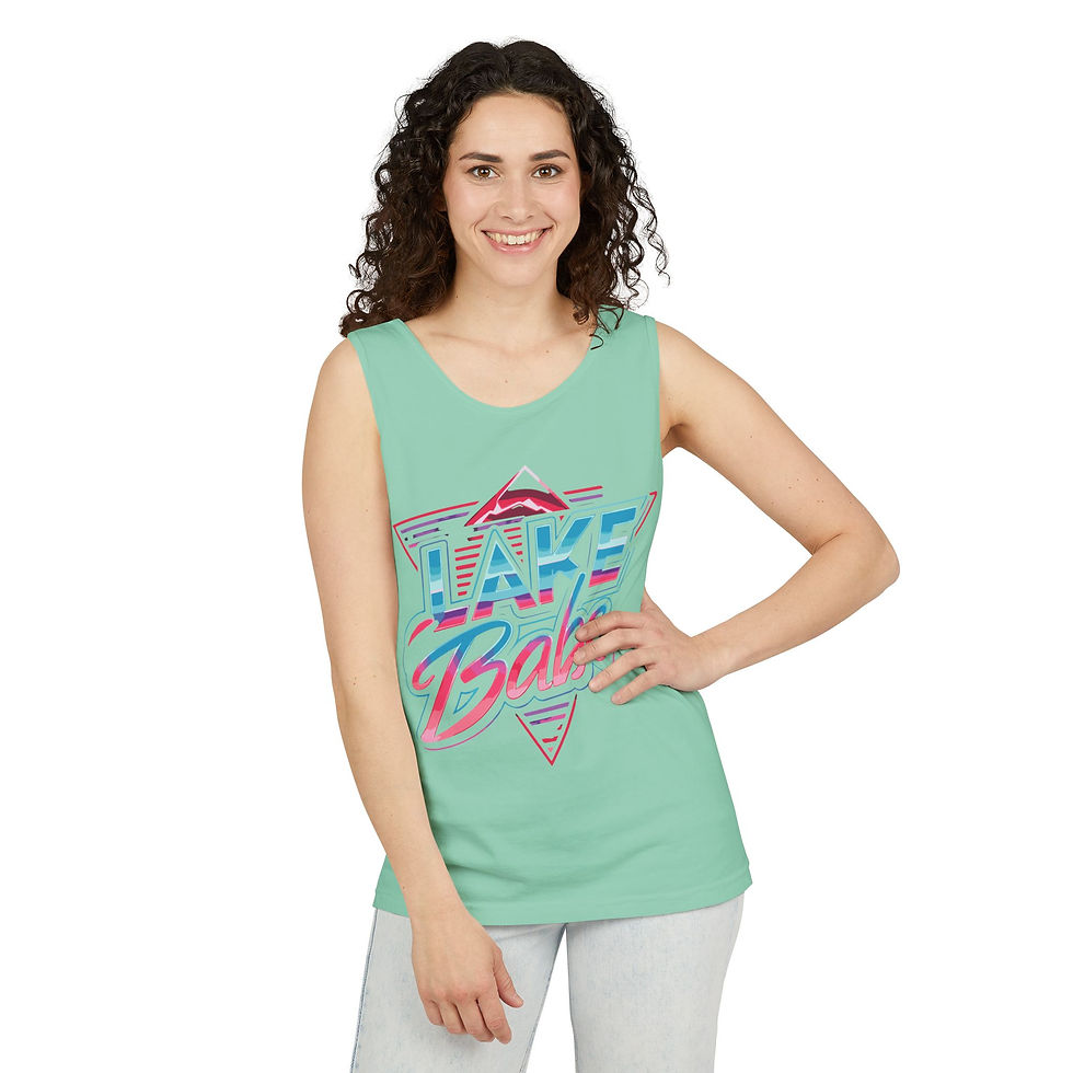 Thumbnail: Lake Babe Tank Top — Retro Beach/Vacation Graphic Tank