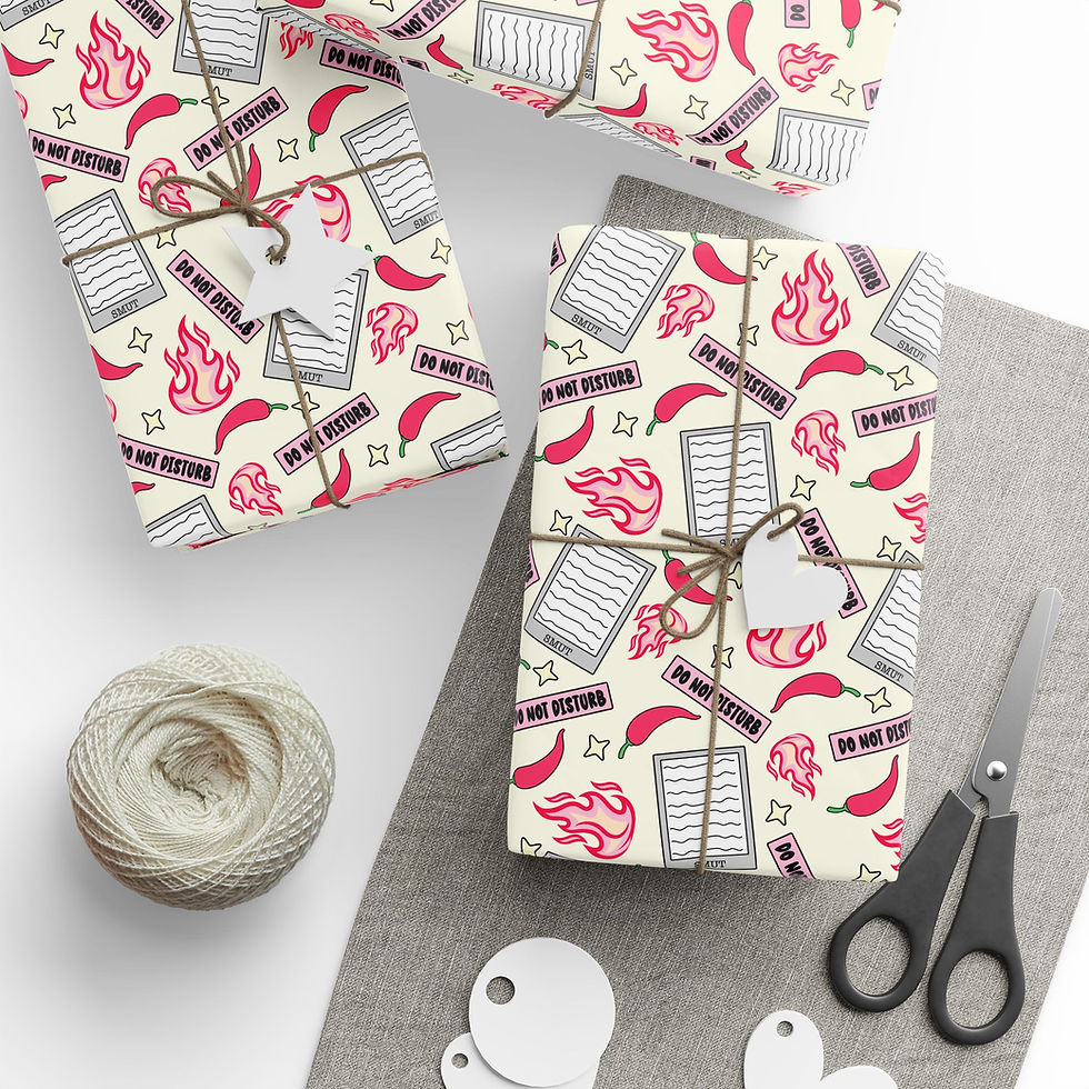 Thumbnail: Smut Reader Wrapping Paper — Spicy Book Gift Wrap for Booktok