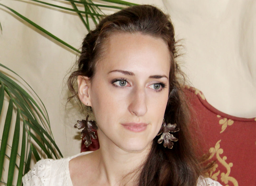 Thumbnail: Rose Geranium Earrings