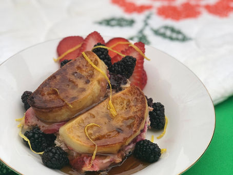 Berries & Cream French Toast Bake