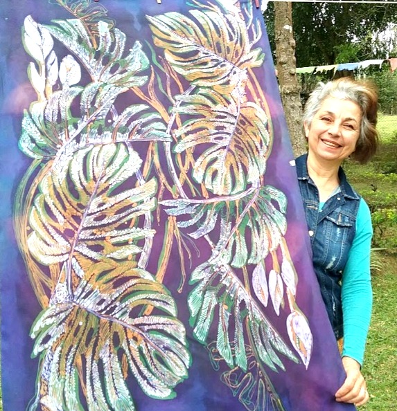 Retiro de Batik Javanês,