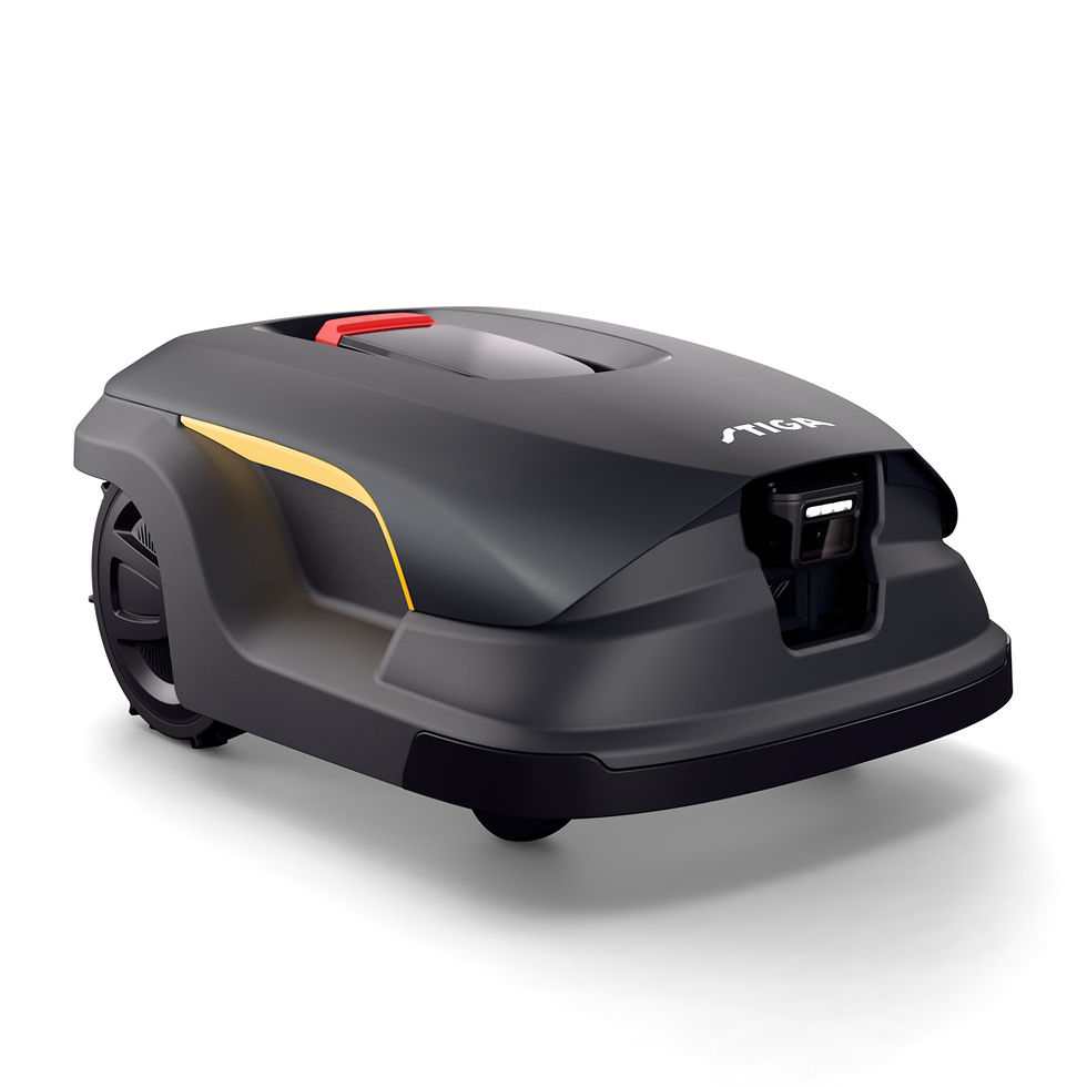 STIGA VISTA GPS Mähroboter ohne Begrenzungsdraht in Gelb Schwarz