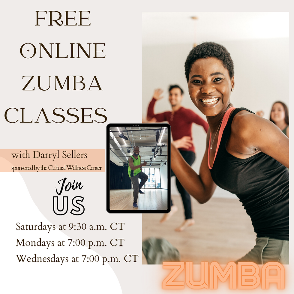 Free Online Zumba Classes Every Saturday at 9:30 a.m. CT