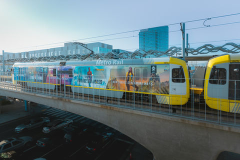 Company Artwork on Metro Rail Star Trek with Compadre