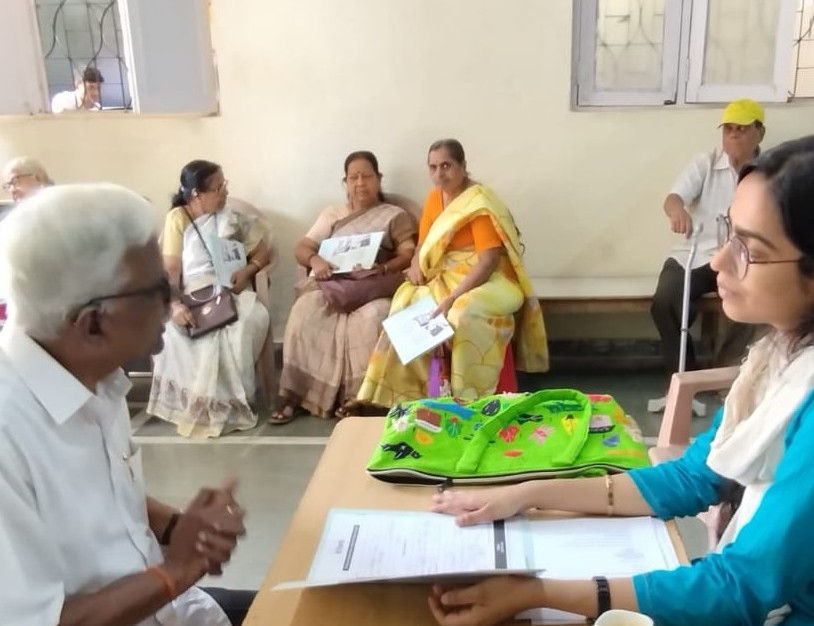 Mental health screening and brief counselling camp for the elderly