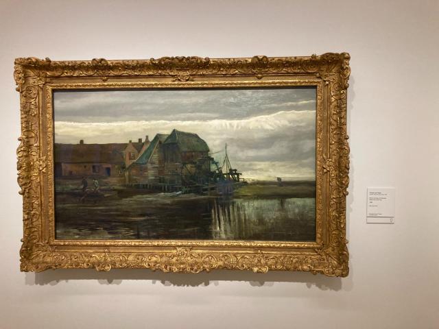 Watermill at Gennep by Vincent van Gogh (1884)