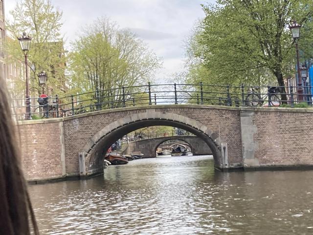 During part of the tour you can see the “seven bridges”–a spot where 7 of the canal’s bridges line up