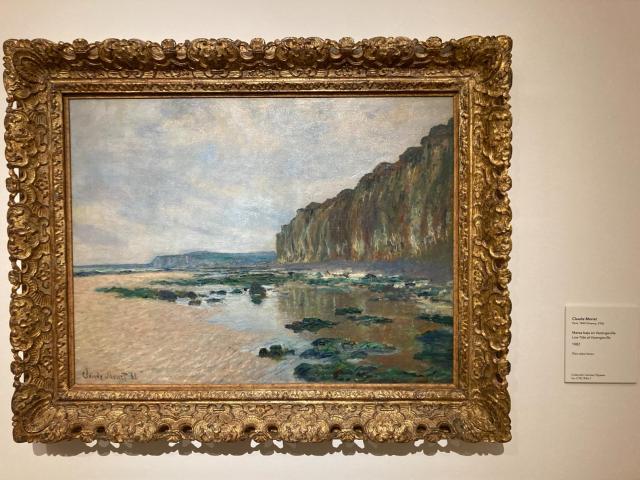Low Tide at Varengeville by Claude Monet (1882)