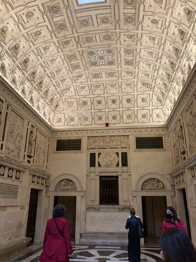 One of the many beautiful rooms in the Cathedral