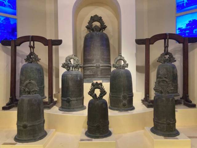 Large bronze bells