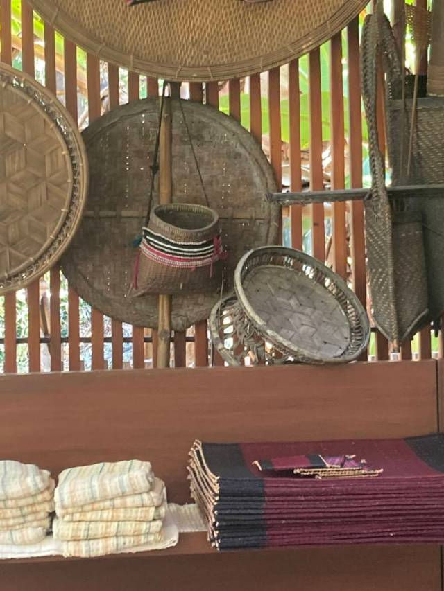 antique seller had Myanmar and Thai old baskets and lovely things