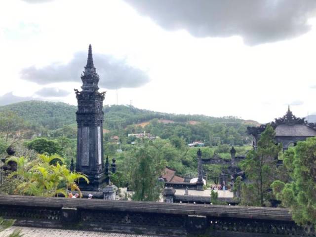 View from Khai Dinh tomb