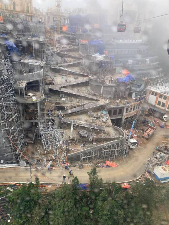 view of new construction: they are building more hotels and rides
