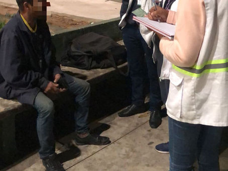 Pessoas em situação de rua recebem orientação e atendimento da Prefeitura de Ipatinga