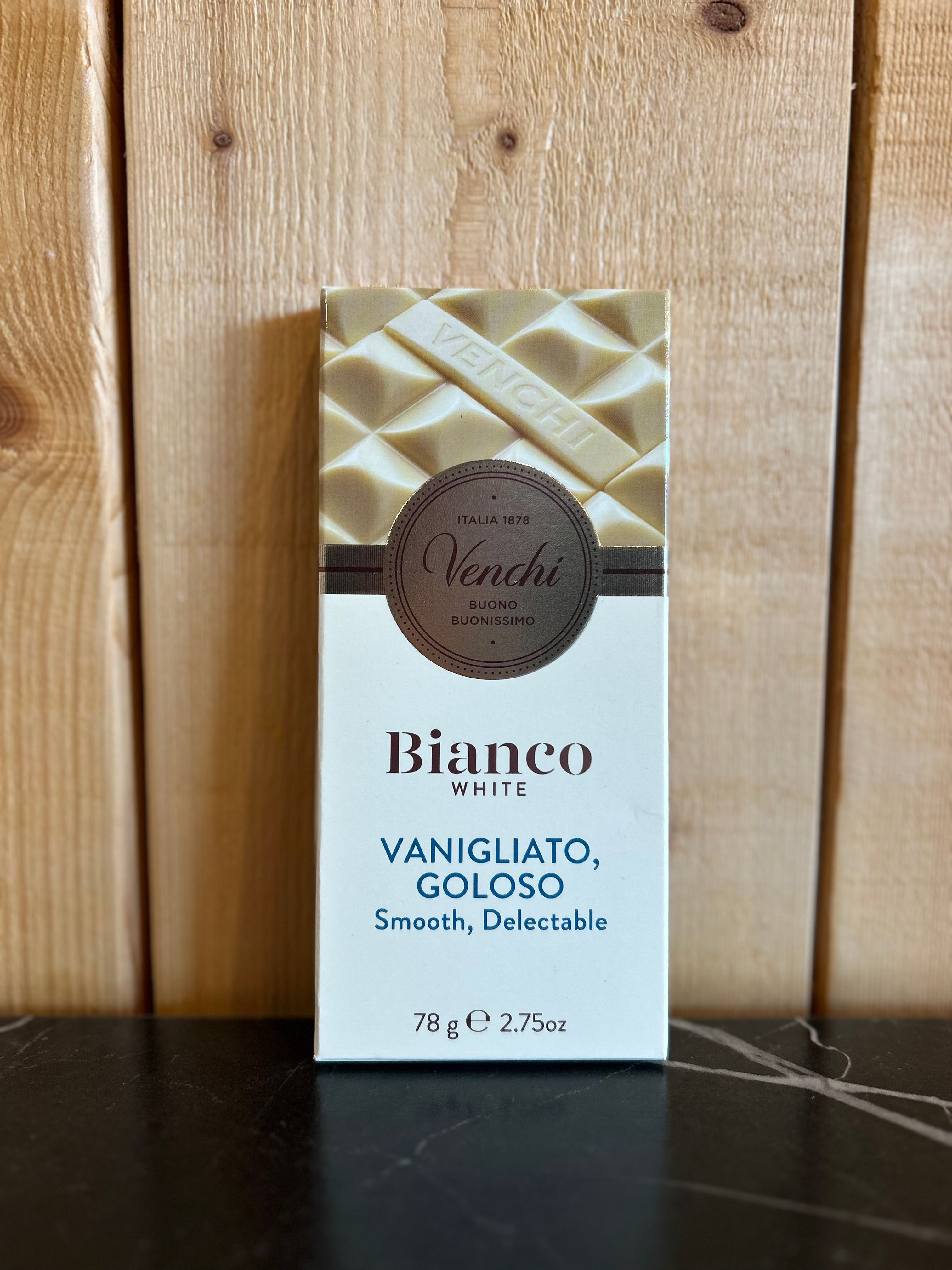 Tablette de chocolat blanc Venchi - 78 g
