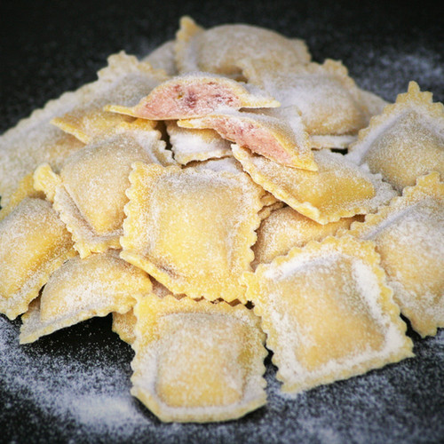 Ravioli frais au speck IGP et à la mortadelle de Bologne IGP L