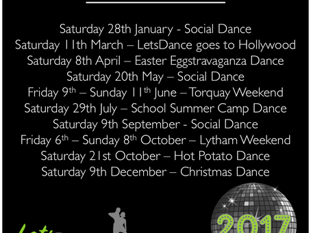 2017 Events Calendar