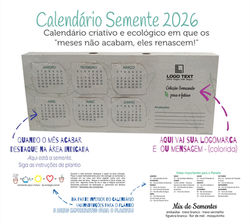 Calendário Ecológico com Sementes