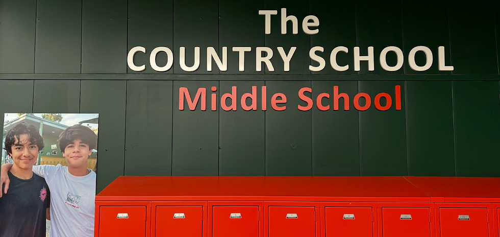 New campus signage enhances school spirit and visibility, helping students, families, and visitors navigate with ease while proudly showcasing The Country School’s identity.