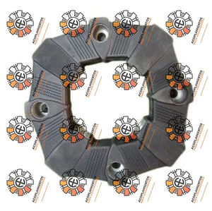 Cople de hule para bomba hidráulica Centaflex Size 250AS y acoplamiento Lovejoy LF250. Elemento elástico de neopreno dureza 60 para compresor industrial y poleas hidráulicas en México