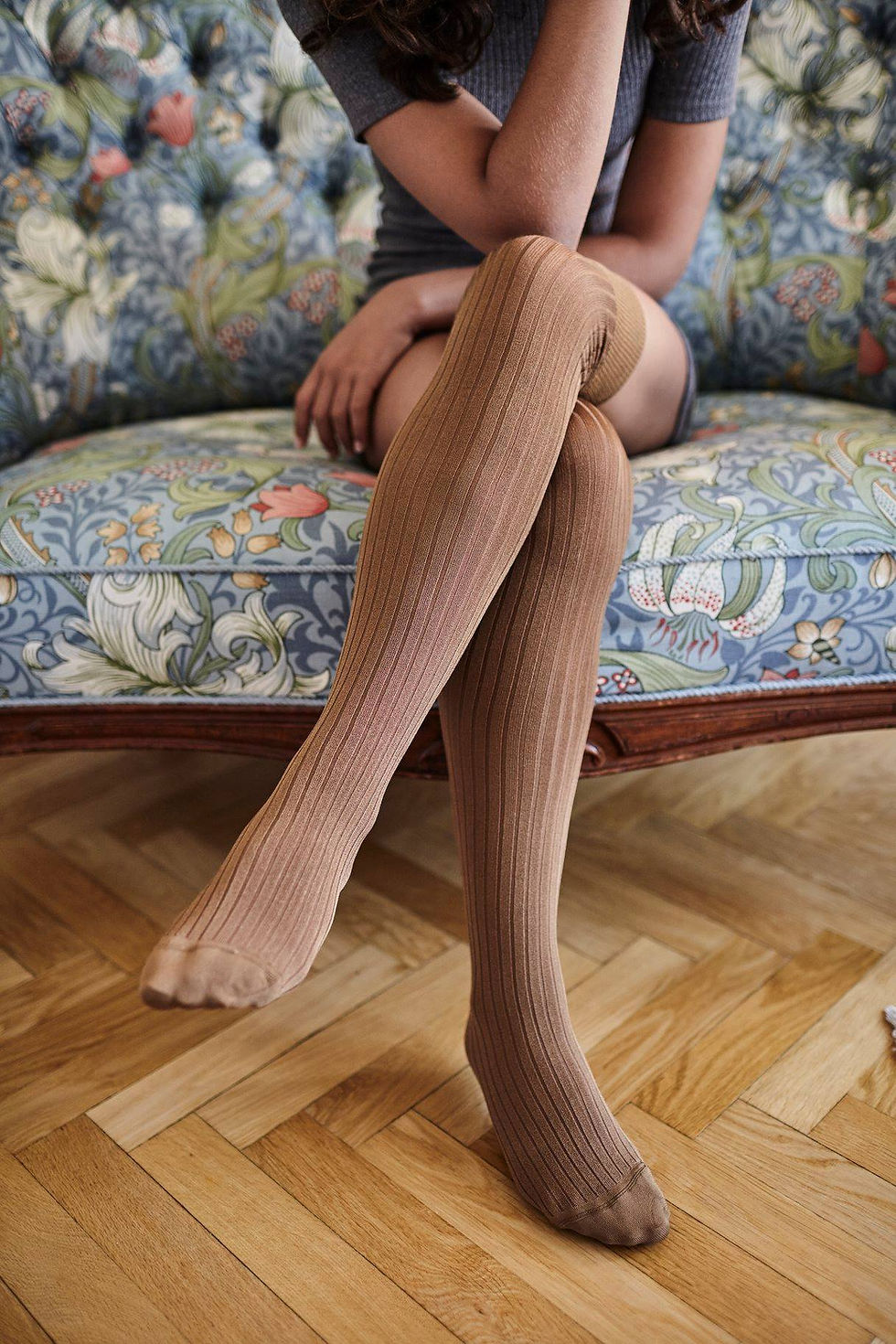 Swedish Stockings Alma Rib Over-Knee Socks