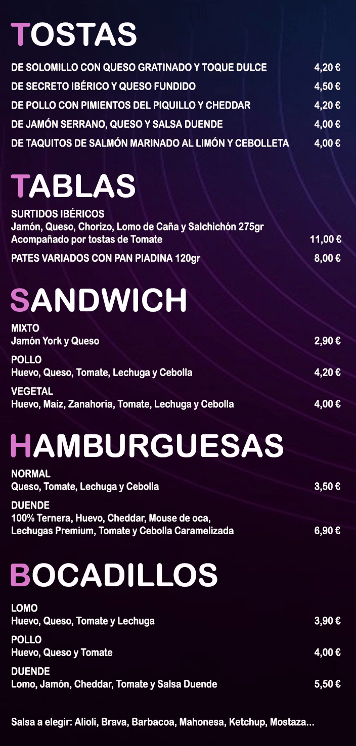 Menu INTERIOR-1