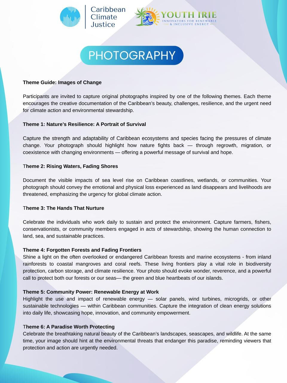 Photography Guidelines