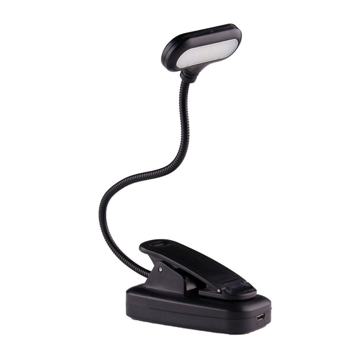 USB Rechargeable LED Clip Desk Lamp