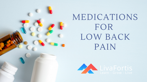 LivaFortis looks at some of the best medications to use for back pain relief.