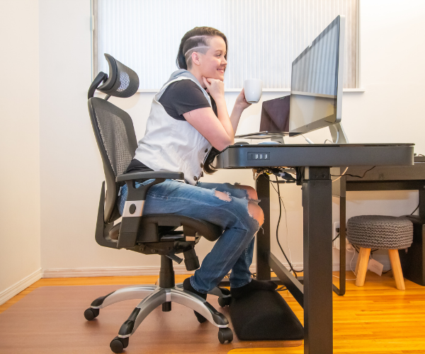 Research has found that up to one third of back injuries could be prevented with a better-designed workspace.