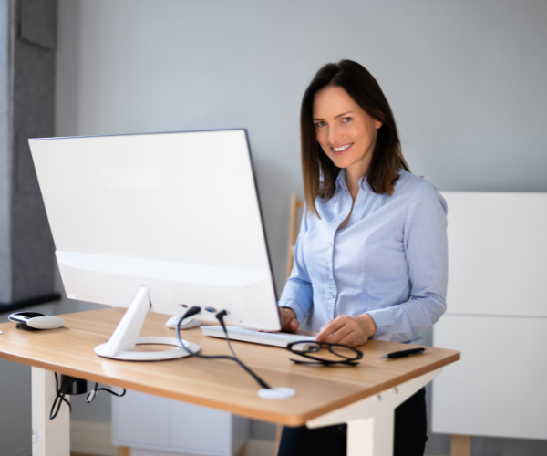 Good posture involves keeping your body aligned