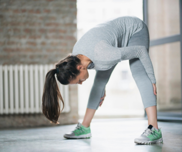 Exercises, like Good Mornings, are a great way to get the blood flowing to your muscles.