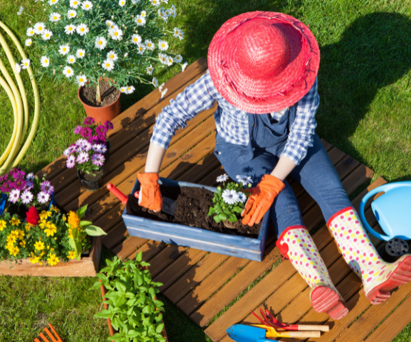 Gardening is great for your soul but can be hard on your back.