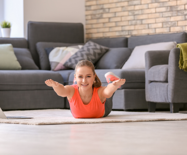 The Superman pose is a highly effective exercise for helping relieve low back issues