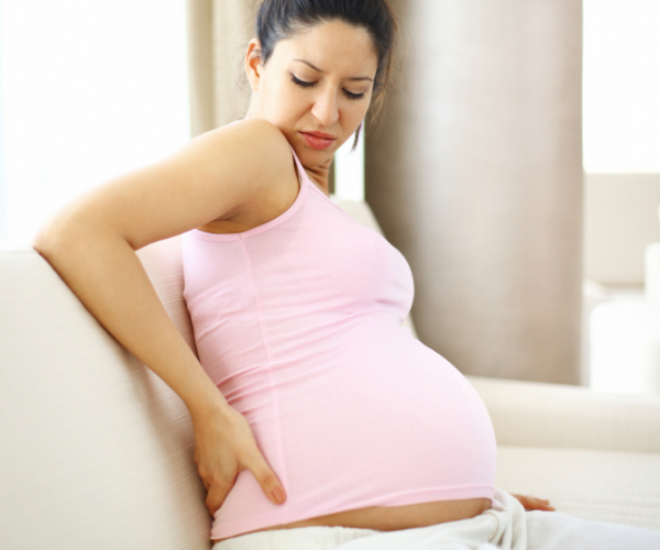 Pregnancy-related lower back pain can be due to many different contributing factors such as hormones, circulation, stress.