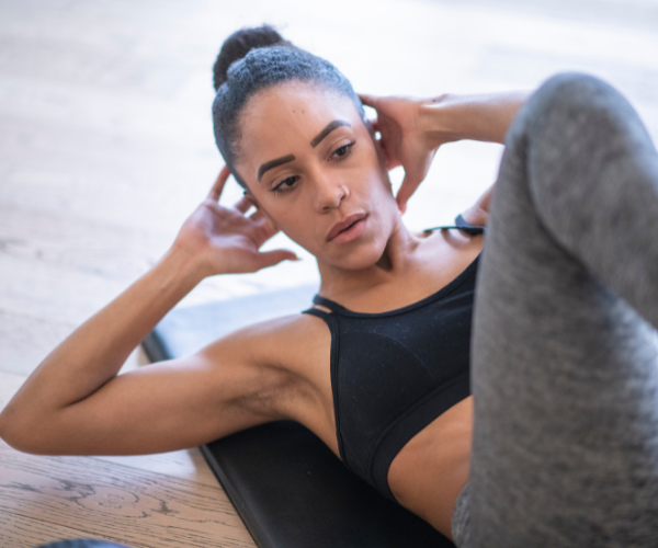 Strong core muscles help to support your body weight, preventing unnecessary strain on your back.