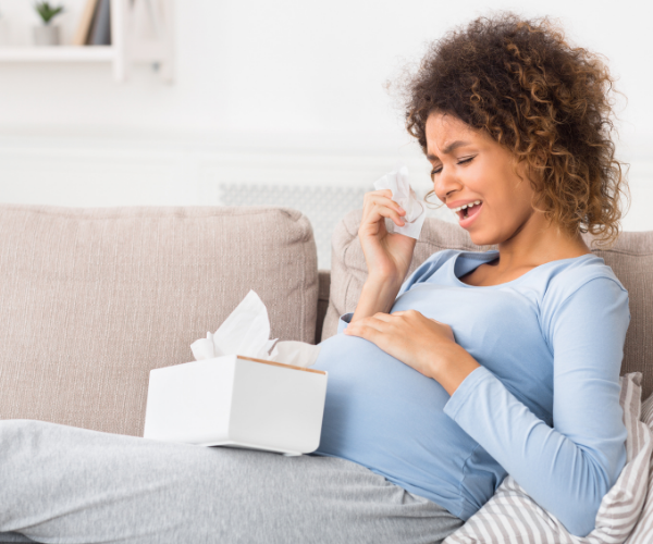 The hormone, relaxin, is released during pregnancy which can lead to instability and pain in your back.