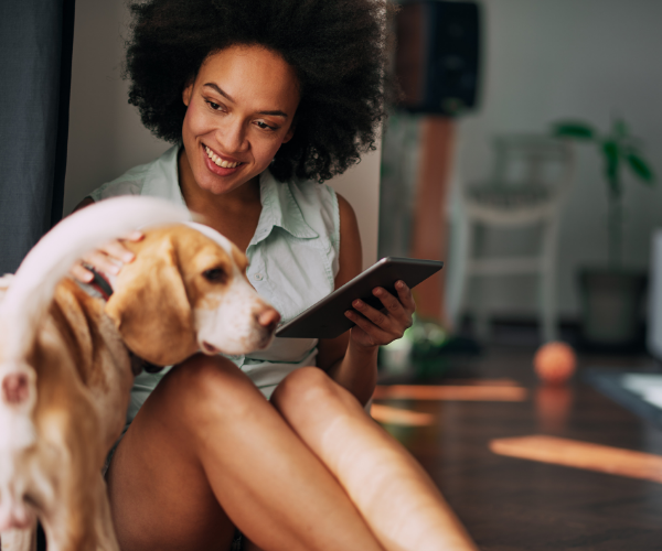Pets can help take our mind off our pain and help us stay active and engaged.