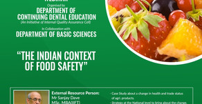 Webinar on “The Indian Context of Food Safety”