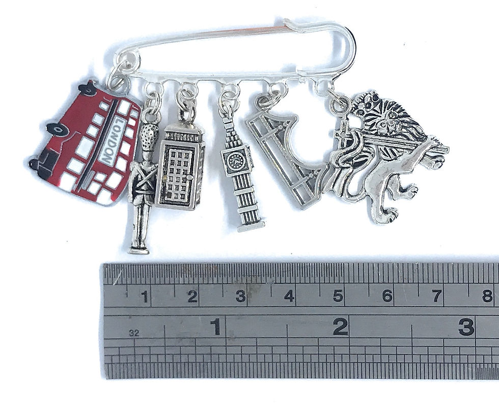 Thumbnail: London Themed Charm Pins - Various Designs