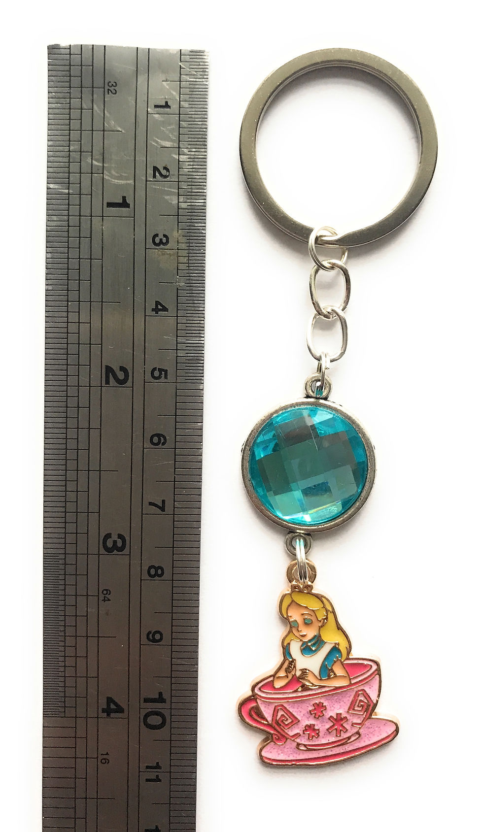 Thumbnail: Alice in Wonderland Teacup Keyrings - Various Designs