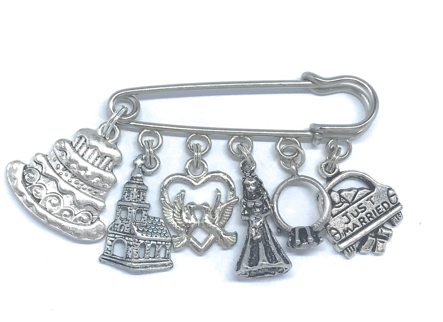 Sailing charm pin - boat, anchor, lighthouse, ship