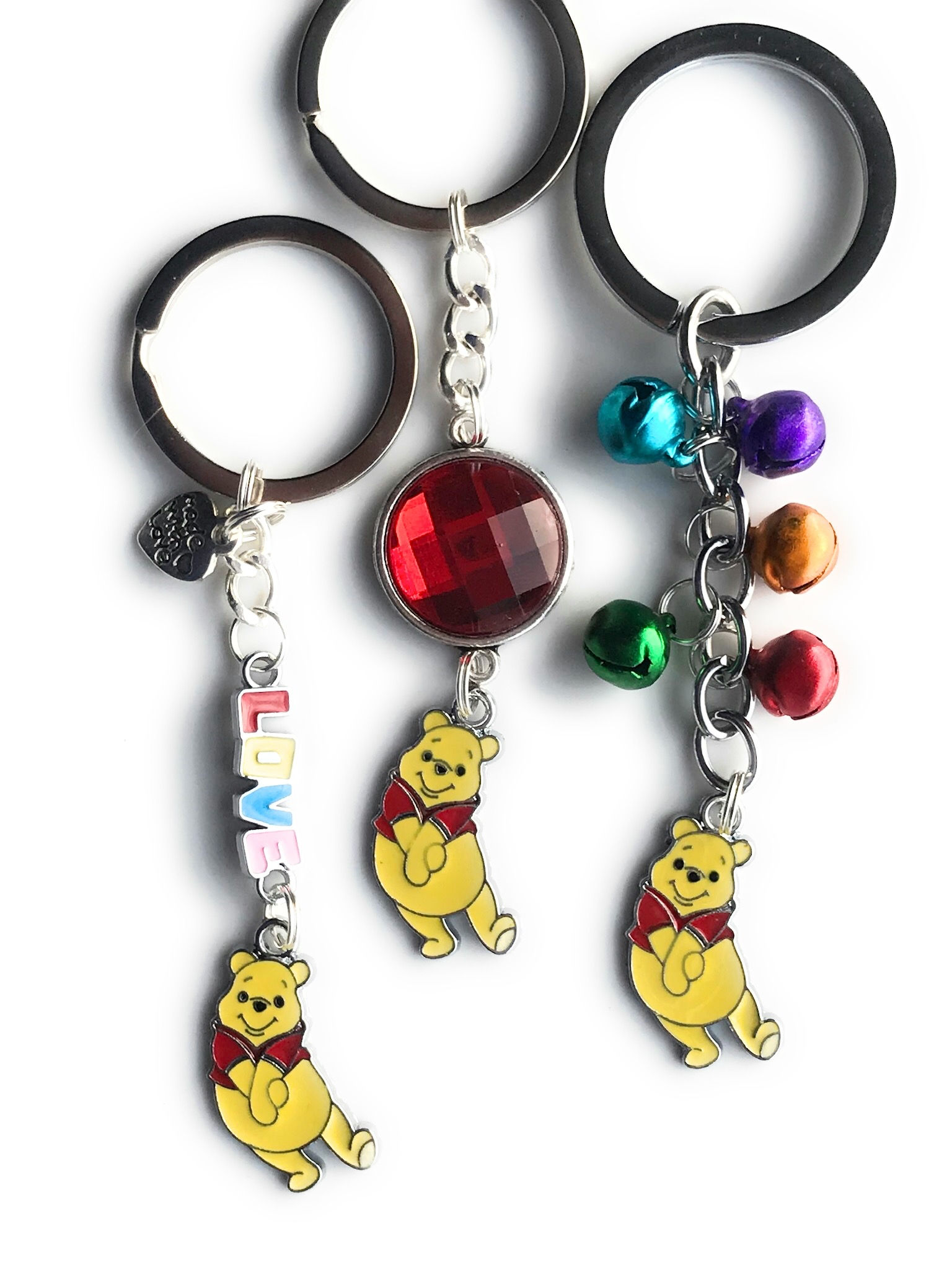Winnie the Pooh keyring - various designs