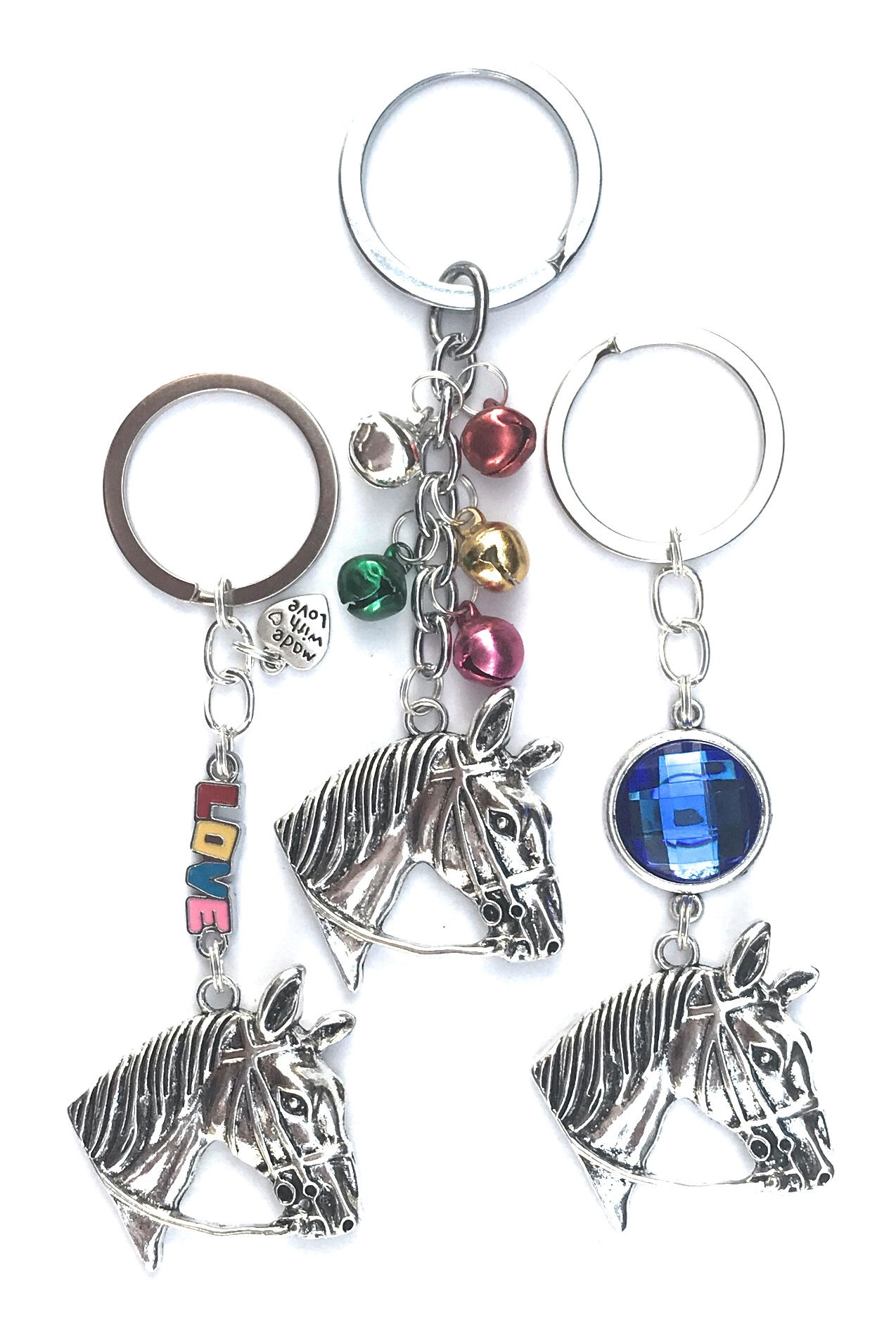 Horse Large keyrings - various designs