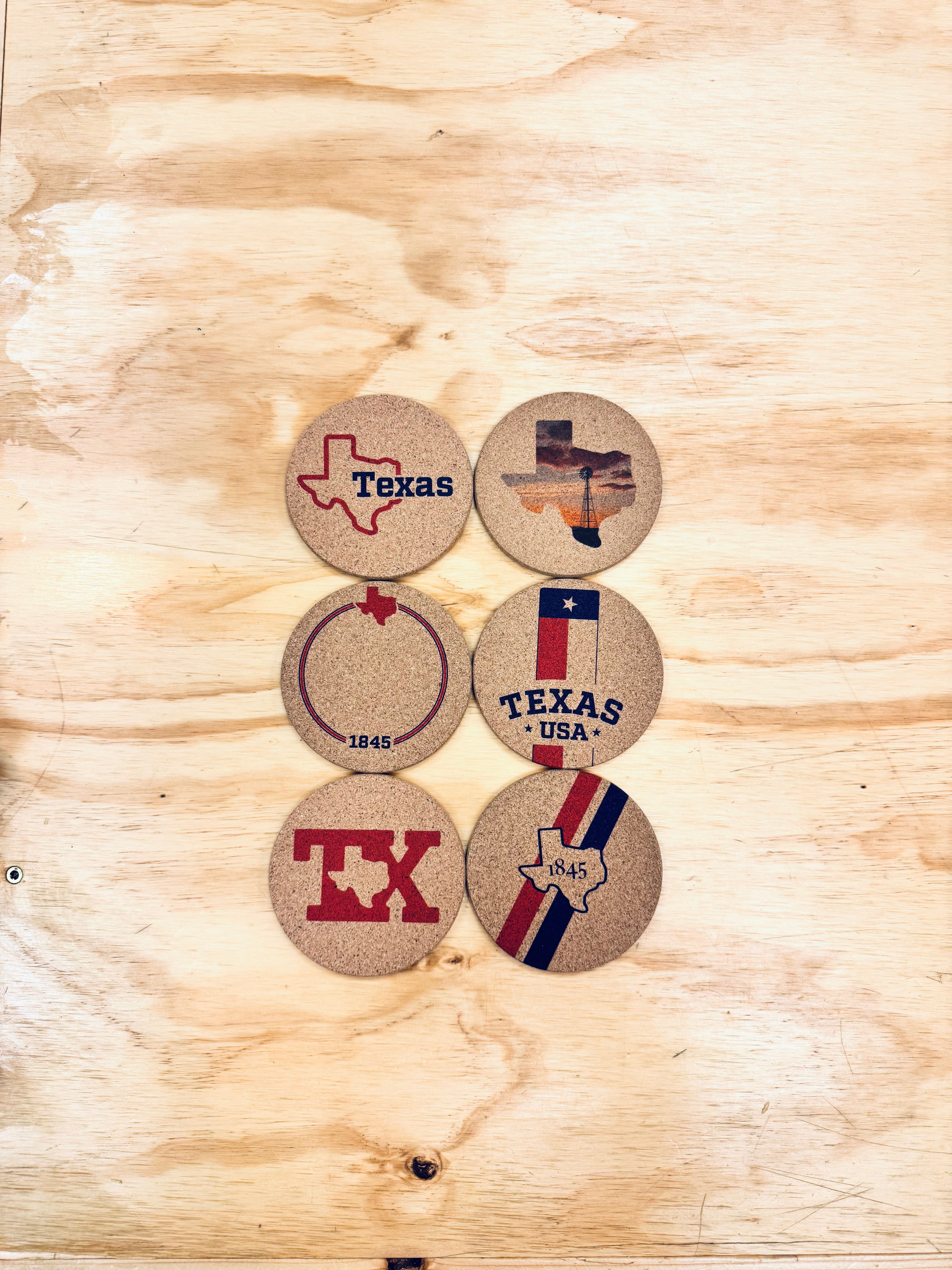 Round Cork Coaster's