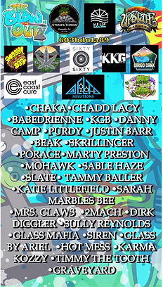 past Blowout artist lineup