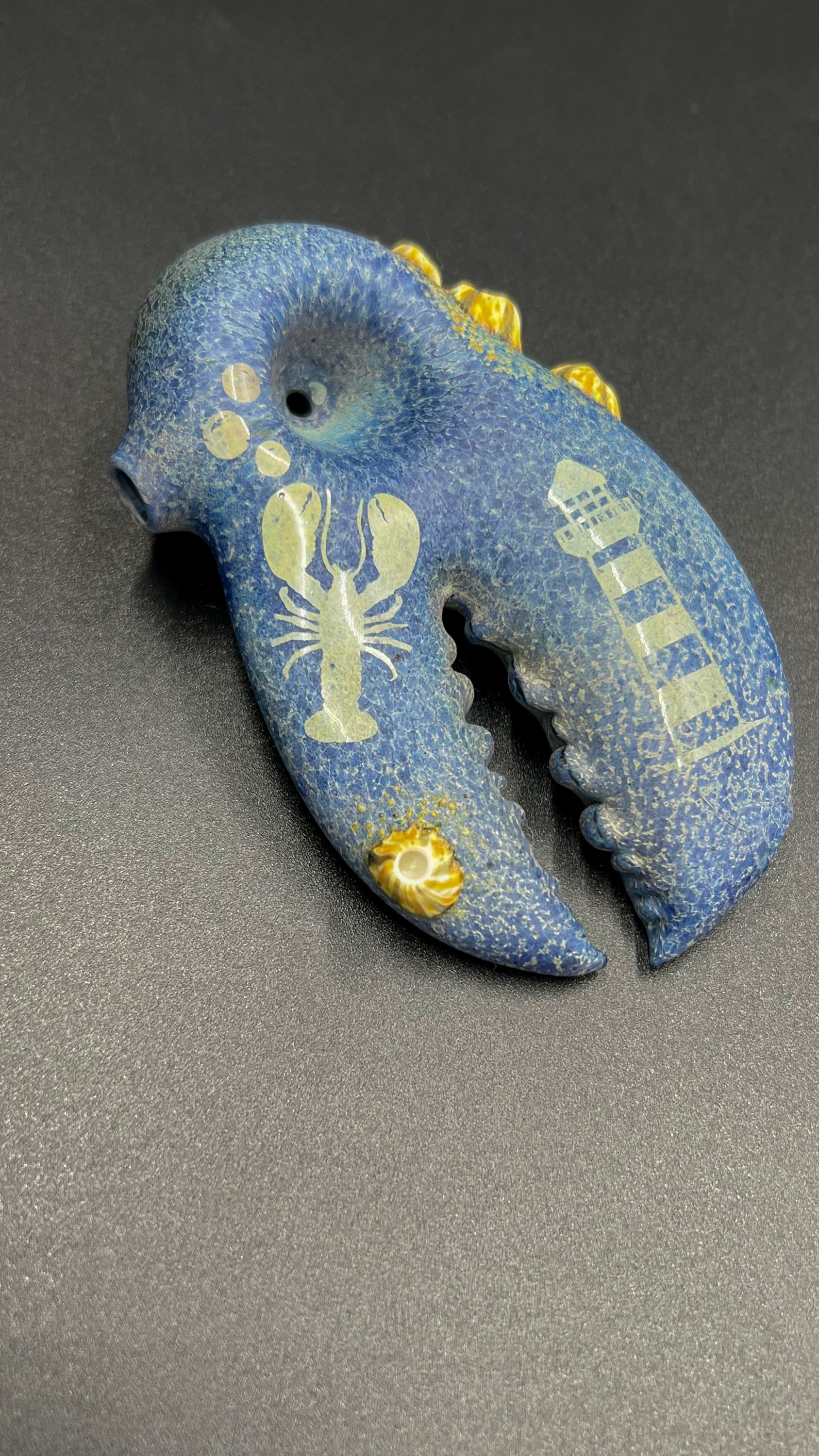 Mrs. Claws Sandblasted Pipe