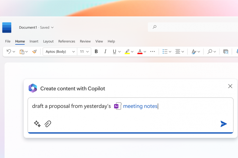 Whether you are drafting a professional email, penning an article, or just jotting down notes, Microsoft Copilot offers real-time writing assistance, making the writing process smoother and more efficient.